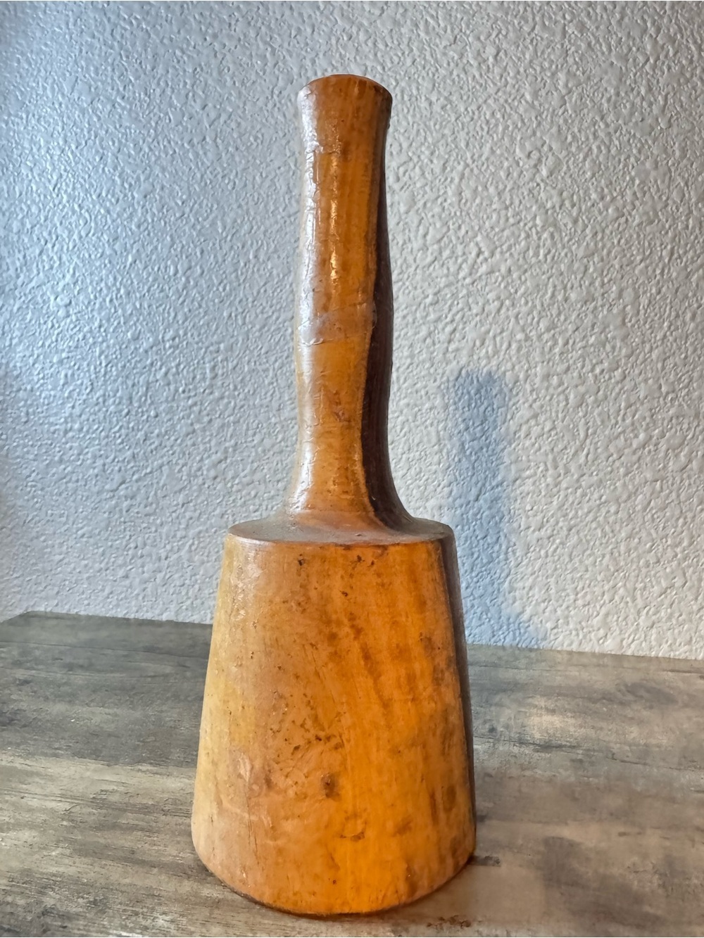Vintage Turned Wooden Butter Paddle / Butter Print Mold - Picture 7 of 12